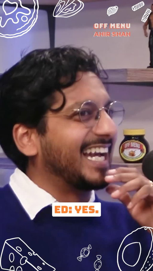 🚽 I would love a sparkling bum gun 🚽⁠
⁠
#offmenu #podcast #ahirshah #edgamble #jamesacaster #offmenupodcast