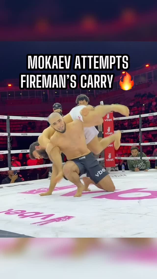 Muhammad Mokaev nearly pulled off the move of the night at Hype Fighting when he almost got Arman with his infamous fireman’s carry! 

Were you impressed with Mokaev’s performance against a much bigger and stronger opponent in Arman Tsarukyan?