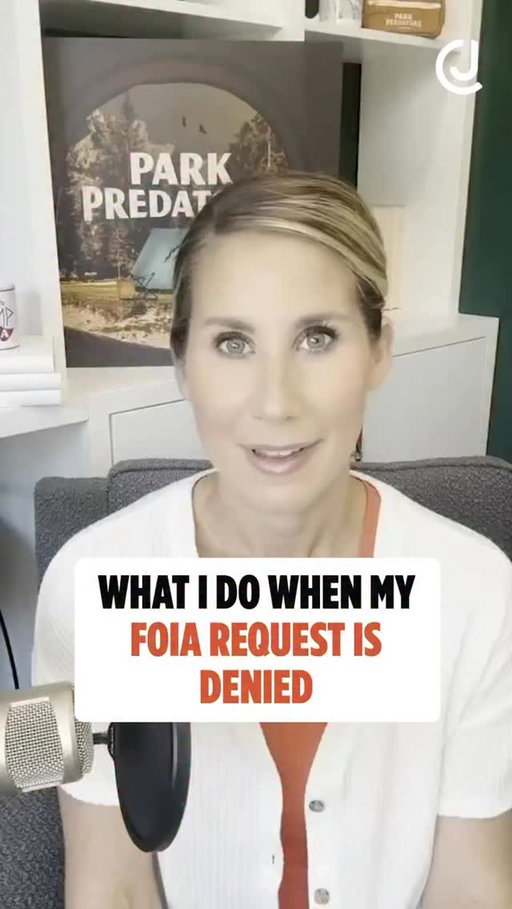 FOIA requests are meant to open doors, but too often...they’re slammed shut.

@delia.dambra.w host of @audiochuck Park Predators, shares why public records requests are sometimes denied without explanation — and why she keeps appealing.

To hear more from Delia, be sure to check out new episodes of @parkpredators every Tuesday.🏕️🧡