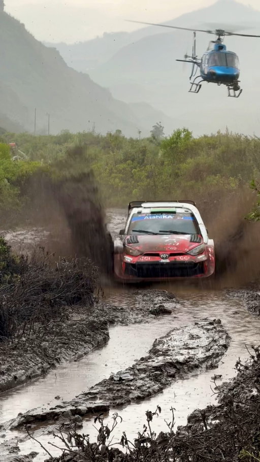 We are underway in Kenya 🤯

#WRC | #SafariRallyKenya 🇰🇪