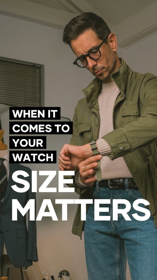 95% of men are wearing the wrong size watch. This really is a case of bigger not always being better. Unfortunately though, too small and it looks accidental 

Stick to these measurements to find the perfect watch for you. 

• 15–16cm wrist → 34–38mm
• 16–17.5cm wrist → 38–40mm
• 17.5–19cm wrist → 40–42mm

In the end, something that covers between 60% and 75% of your wrist width will keep everything in proportion 👌

All the timepieces featured here are available from @vaeradventure 

#watchesofinstagram #watchesformen  #menstyleguide