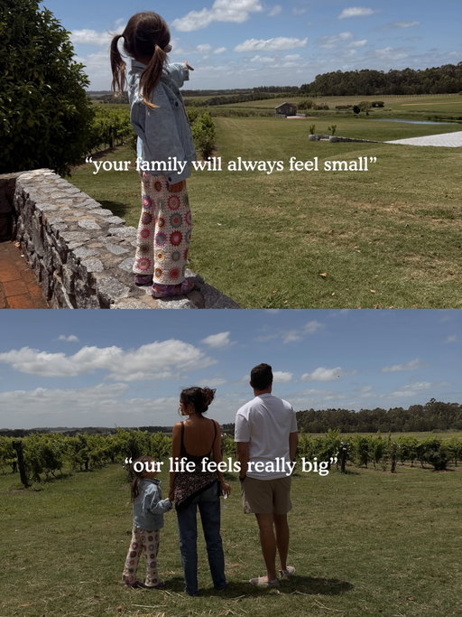 the amount of opinions people have about only children is… impressive 😅 Luna shows us every day that there isn’t one way to live a full, joyful, + connected childhood. our family feels exactly how it was always meant to be 🤍