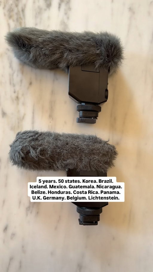 The rattle is the eulogy. 

RIP to the mic that survived more countries than most people visit in a lifetime. New chapter, new gear.

@sonyalpha  this thing survived more than it had any right to 😭