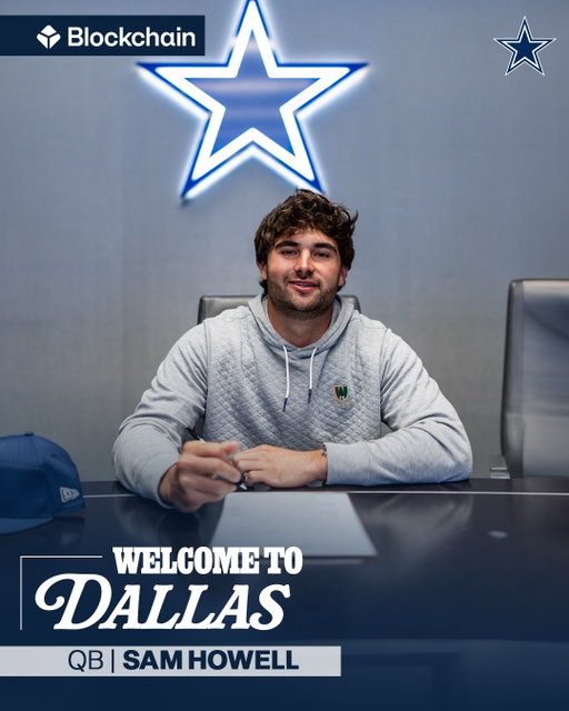 Sam has signed 🖋️

#DallasCowboys | @blockchainofficial