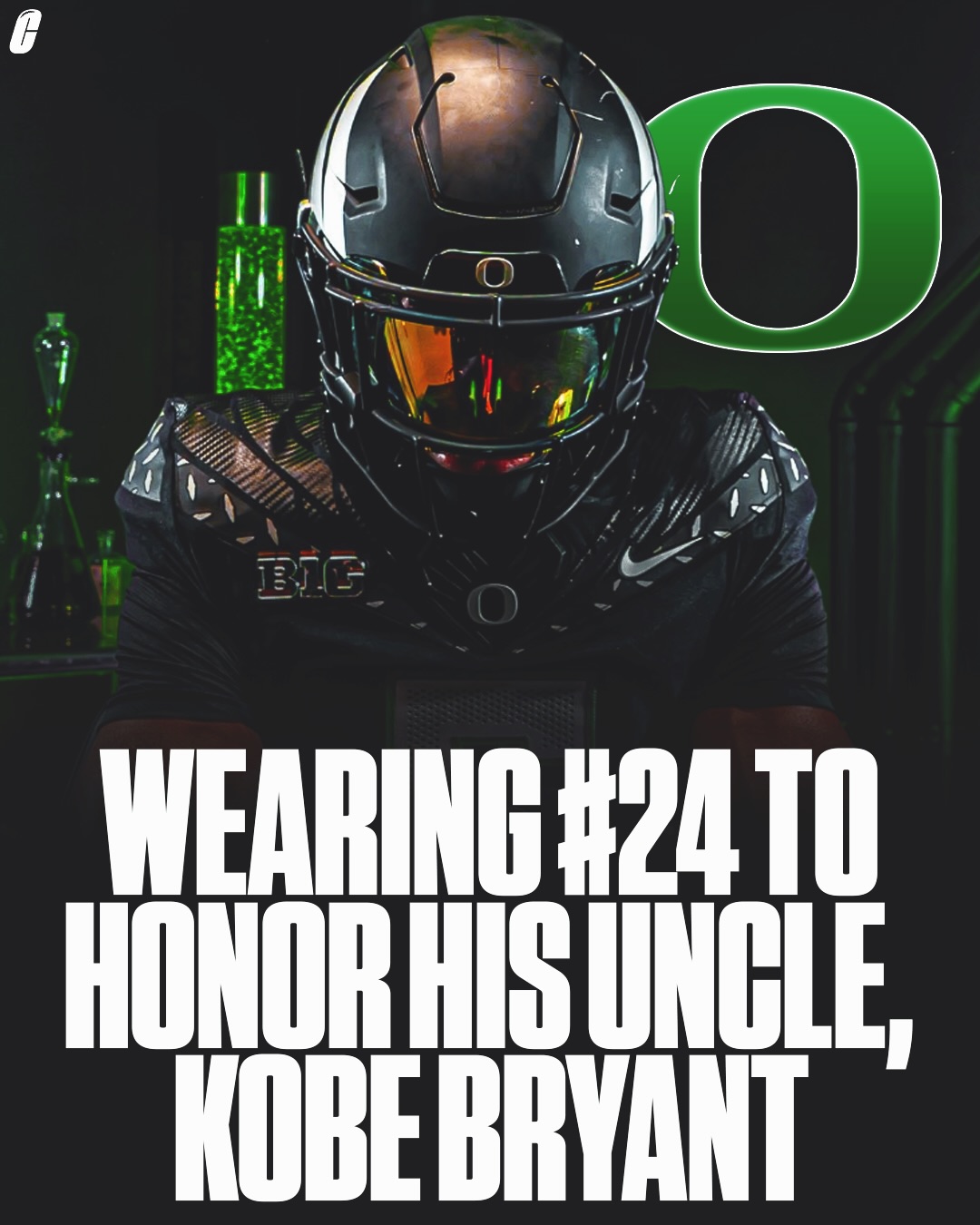 This is amazing 🙌

Oregon 5-star safety Jett Washington will honor his uncle, Kobe Bryant, by wearing #24 next season