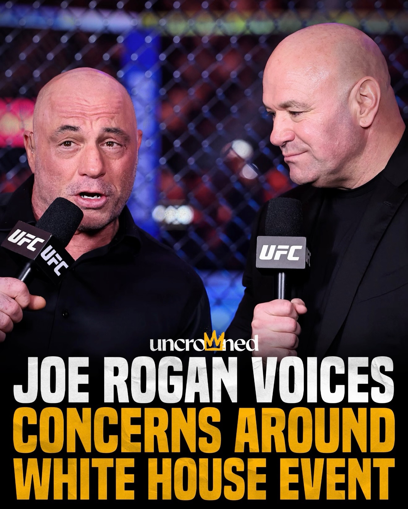Joe Rogan has some reservations about the White House event.