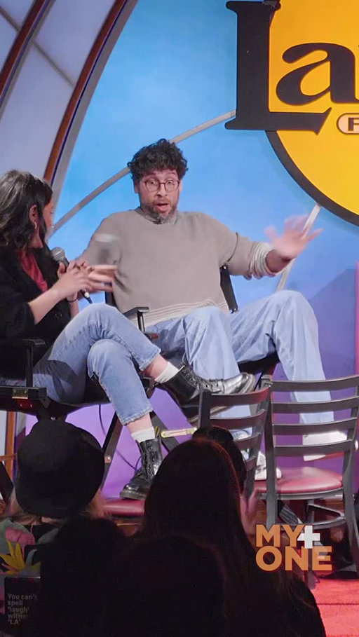 Our podcast @myplusone_podcast is back for the @netflixisajoke festival May 4th. It’ll be @theupstairsla with some huge surprise guests. Don’t miss it. 

Here’s a clip from last festival with @rickglassman @jackietohn  thank god Rick’s okay 😂😂😂