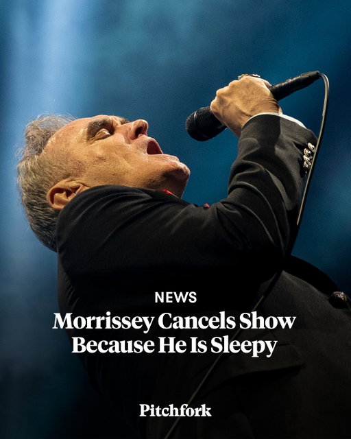 Morrissey has canceled another show—this time because he was too sleepy. Read more at the link in bio.

📷 by Allen J. Schaben/Getty Images