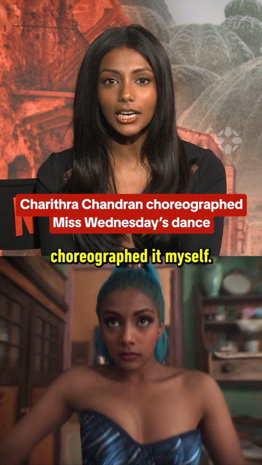 Miss Wednesday's actress choreographed the hypnotic dance herself! #onepiece #onepieceliveaction #netflix #charithrachandran