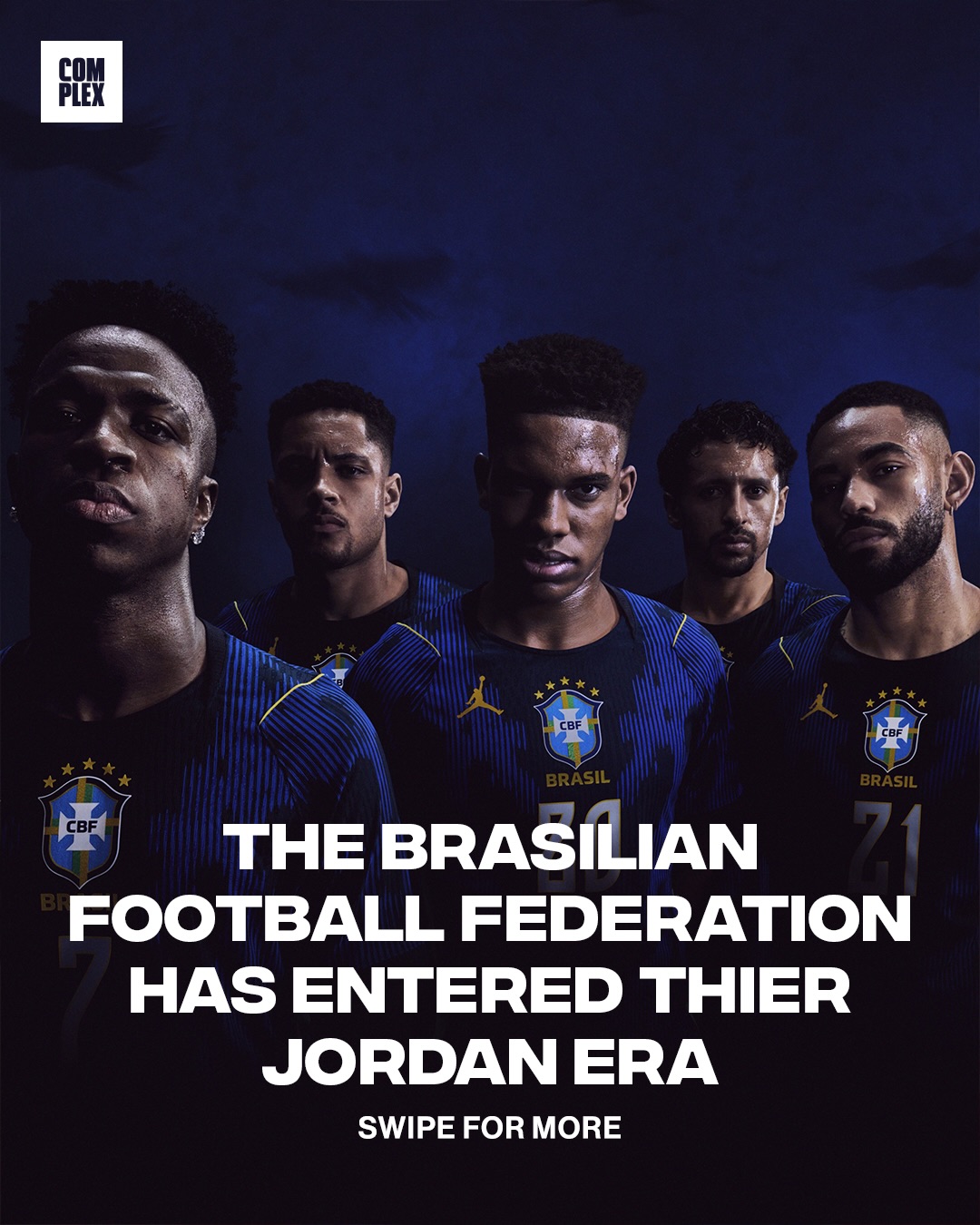 Jordan Brand and Brasilian Football Federation have officially announced their partnership and a new collection ahead of the FIFA World Cup, featuring an away kit, cleats, apparel, and more set to release March 12.