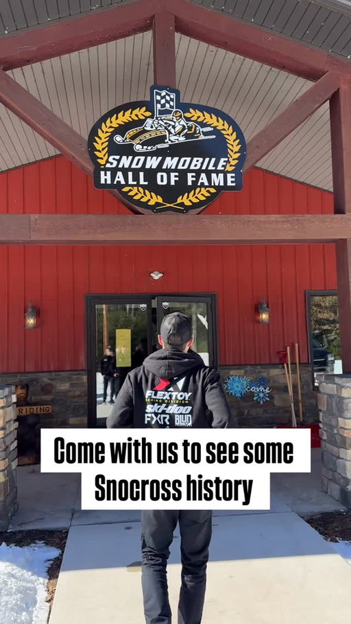 The crew had an awesome time at the Snowmobile Hall of Fame!👍 #snowmobilehalloffame