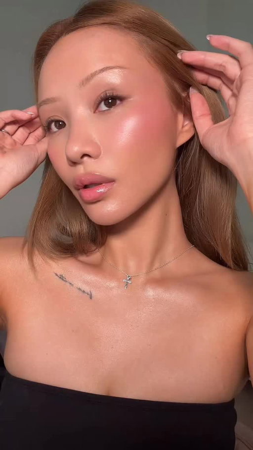forever a pink blush girl 💗 @sacheubeauty