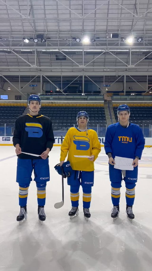 Let’s #PacktheMAC one last time. 🔵🟡

With a win this Saturday, the Bold will punch their ticket to the 2026 U Sports National Championship in Halifax. 

Come support the team on Saturday, March 14th. Puck drop is at 4:00 PM. 

🎟️ TMU students get in free. Fans and alumni can purchase tickets online [link in bio]

ℹ️ Visit Playoff Central in our bio for more info.

#HuntingSzn | #BeBold 
📱 @_jazzjpg