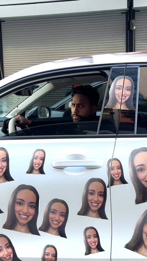 How she expects me to drive…
