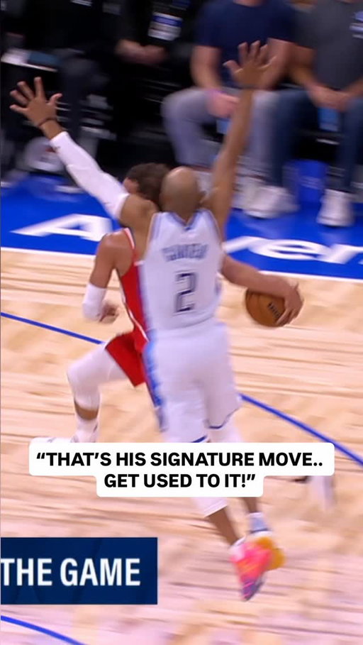 @traeyoung with his signature ballfake! 

Watch LIVE on NBA LEAGUE PASS (link in bio)