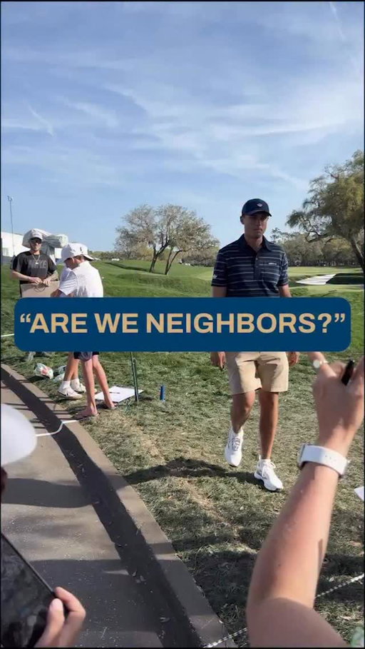 @LuddeAberg lives nearby @THEPLAYERS … and he loves his local fans.
