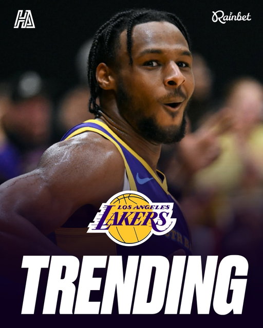 Bronny James is currently on pace to join the 50/40/90 club in the G-League this season:

64% FG
43% 3PT
90% FT

The South Bay Lakers have also gone 11-0 in games he’s played 🔥👀
