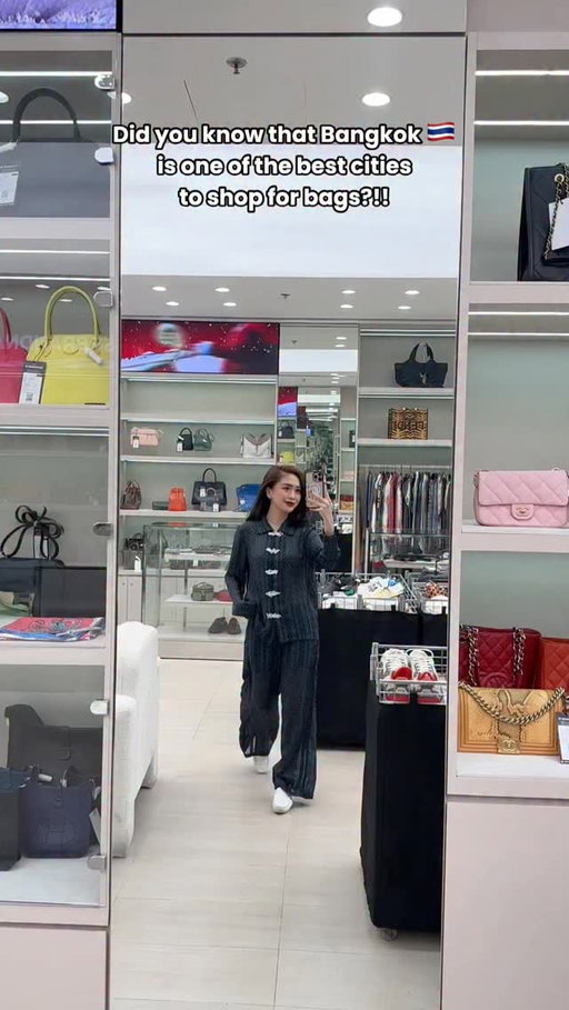 Did you know that Bangkok is one of the best cities to shop for luxury bags? 🇹🇭

If you love designer pieces, this is your sign to go luxury hunting in Bangkok because the preloved market here is seriously next level. I recently discovered SF Brandname and I think it’s worth sharing. It’s a preloved luxury store with an impressive selection of authentic designer pieces—from timeless classics to rare finds. Think Hermès, Chanel, Louis Vuitton, Dior, Goyard, YSL, Prada, Celine, Fendi, Gucci, Loewe, Balenciaga, Bottega Veneta, and so many other sought after brands, all carefully curated in one place. And you don’t need to worry about anything because all items here are authenticated.

You can browse everything from bags to small leather goods, shoes, jewelry, and even designer clothes. Everything is in excellent condition. It’s basically a dream stop for anyone who loves discovering luxury treasures.

So if you’re visiting Bangkok and are into designer bags, this is definitely a place worth adding to your list. Actually, I would fly to Bangkok just to go luxury hunting here because of the good pricing given the condition of the items. A lot of the items still look brand new, btw. You get to save more so you can buy more 💁🏻‍♀️ They currently have four stores:
SF Brandname – Central World, 5th Floor
Siam Square One – Gate 12
Central Village – Gate E
Central Chaengwattana – 1st Floor

I’m sure you’ll enjoy shopping here as much as I did!
I can’t wait to go back to Bangkok and check out their other branches 😋 Happy shopping! ✨