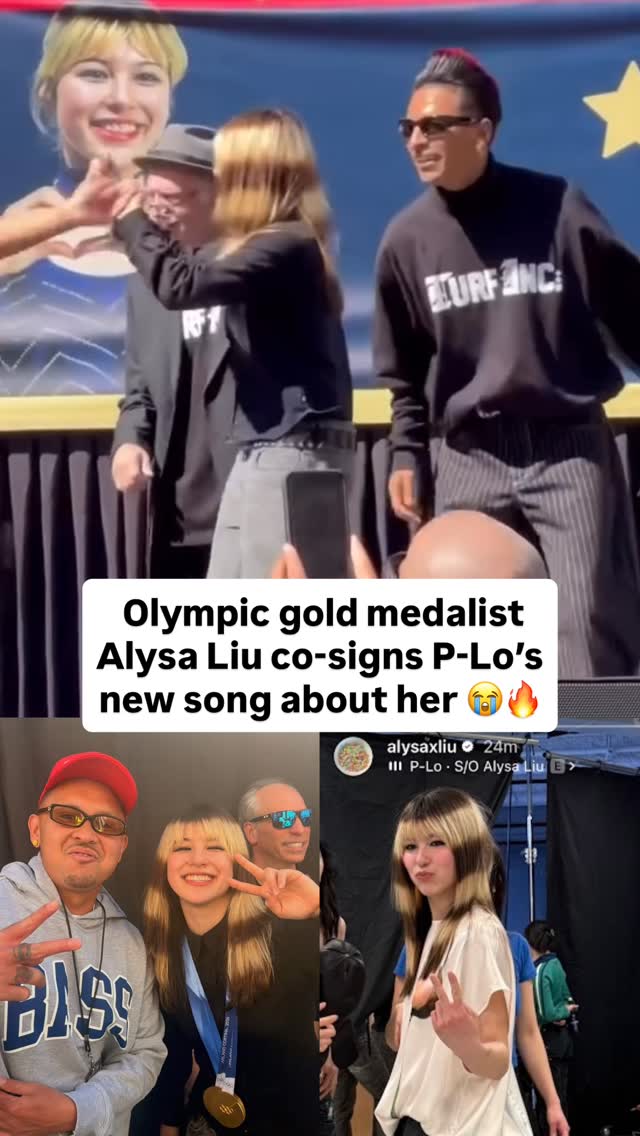 Olympic gold medalist Alysa Liu returned to her hometown of Oakland and celebrated by playing P-Lo’s new song “S/O Alysa Liu” 😂🔥

Have you checked out the song?