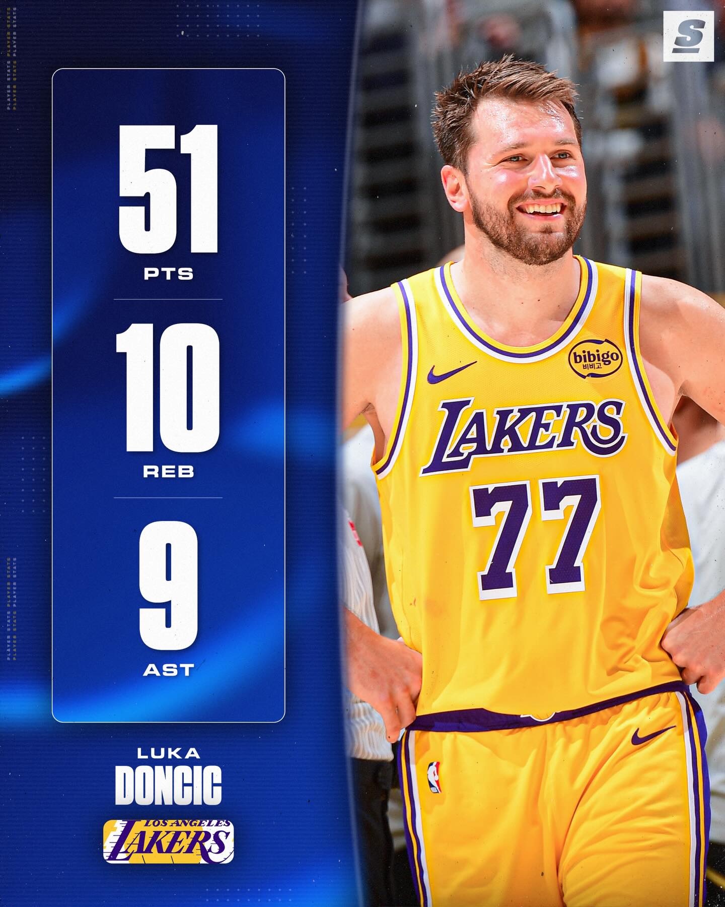 LUKA’S FIRST 50-POINT GAME AS A LOS ANGELES LAKER. 🪄