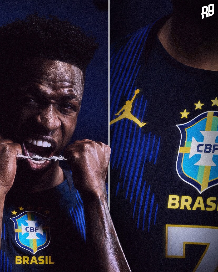 This is cold… Brazil have just dropped their World Cup away kit as they become the FIRST international football club to link up with Nike’s Jordan brand 🇧🇷🥶

They also released a streetwear collection and wow… that’s going to take some beating 😮‍💨

You already know that this is gonna be one of the best kits at the tournament. 🤝🏽