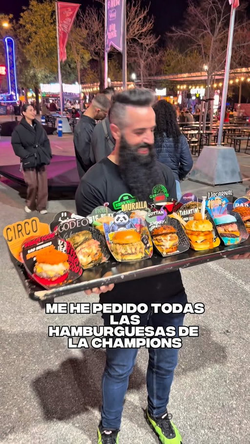 PUBLI Pedí todas las burgers de @thechampionsburger a la vez en DOS HERMANAS 

La edición BIG GAME de la Champions está en el Parque de la Alquería de Dos Hermanas (Sevilla) del 12 al 22 de marzo

Pedí todas estas
@mofletebyjoeburger 
@estaricoburger 
@ficusburgerfood 
@thepresidentburger 
@tarantinchiflado 
@murallaburgers 
@vacarnalburger 
@thevicbrosburger 
@dak_burger 
@ardemosburger 
@godeo_es 
@tokio_jarana 
@streetfood_burger 
@nolitosburger 
@gottangrill 

Gracias a @recetasparavagoz @srperroconbarba y @veerooniicaa777 por su colaboración
