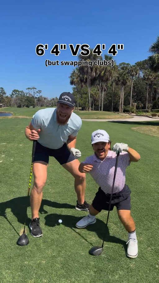 How about that 46" driver on @chazonehunit 🤠

#golf #golfer #golfing #golfshot #golfmatch