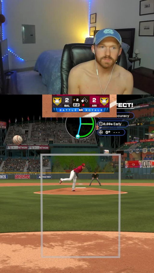 Teleporting Pitches Gotta Go 🤦‍♂️ #mlb #mlbtheshow #mlbtheshow26 #playful #funny