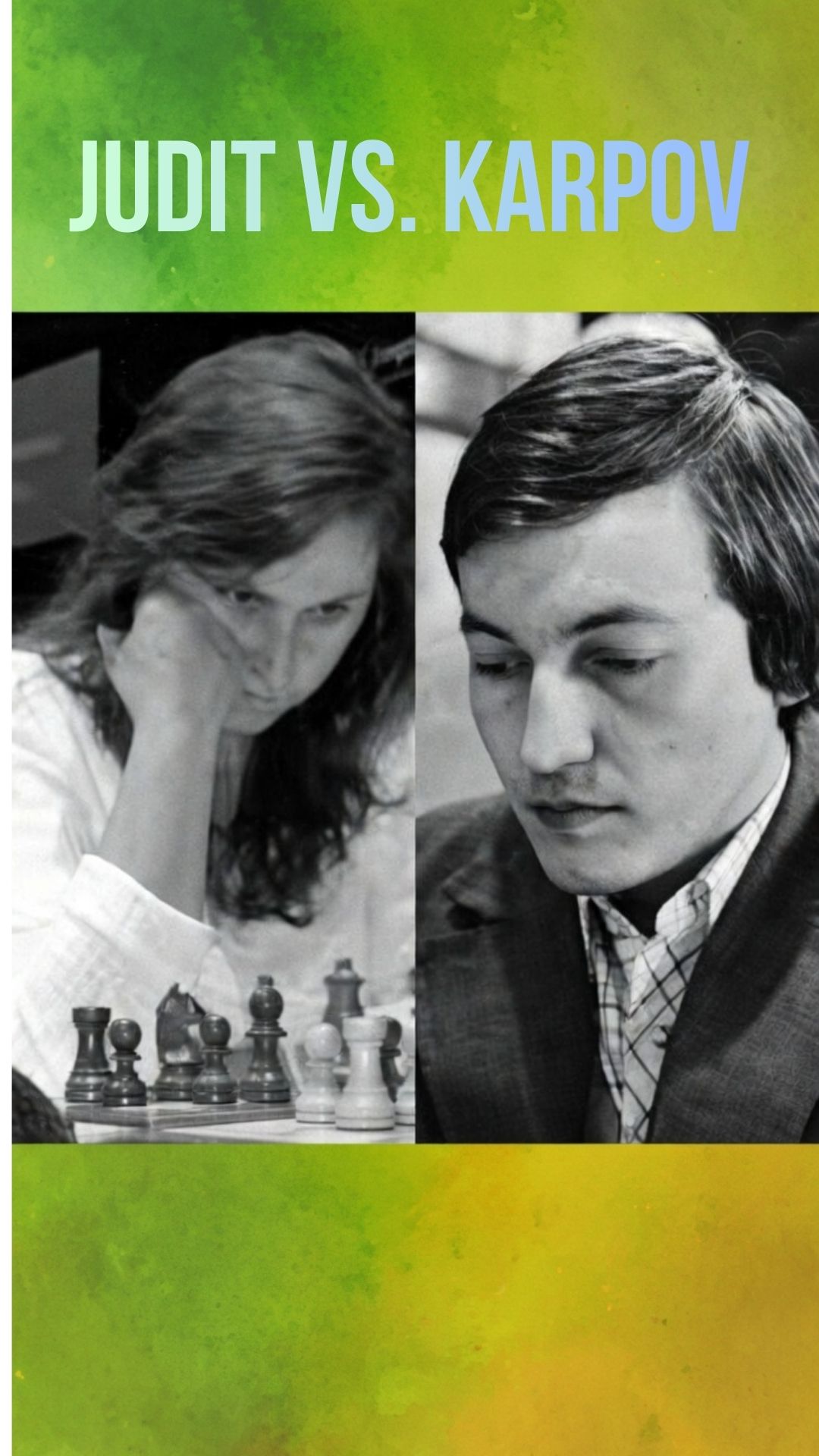 One of my top games - Part Three.💪 2003, 🇳🇱Wijk aan Zee, vs. Anatoly Karpov, with commentary/analysis. More to come next Friday, stay tuned!😉
#ChessConnectsUs #JuditvsWorldChampions #mytopgames #chesshistory @wwwchesscom