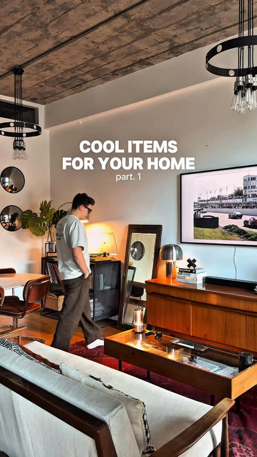 cool items for your home 👀💭

#homeinspo #boyapartment #midcentury #homedecor #minimalisthome interiordecor interiors scandiinterior eameschair apartmentdecor cooldecor coolhomedecor coolhomeitems homerenovationideas loftapartment nycapartment f1 formulaone f1decor loftdesign