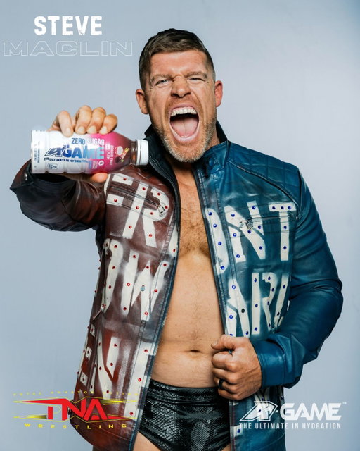Bringing his MAYHEM to the A-GAME team! 🔥
‌
We are hyped to announce that TNA Wrestling star and former World Champion @SteveMaclin is the newest athlete to join the A-GAME family!
‌
With 8 essential vitamins, sea salt electrolytes, and no artificial junk, A-GAME is the only fuel tough enough for the Maclin era.
‌
Join us in welcoming Maclin to the squad!
‌
#BringYourAGAME #DrinkAGAME #TNAWrestling