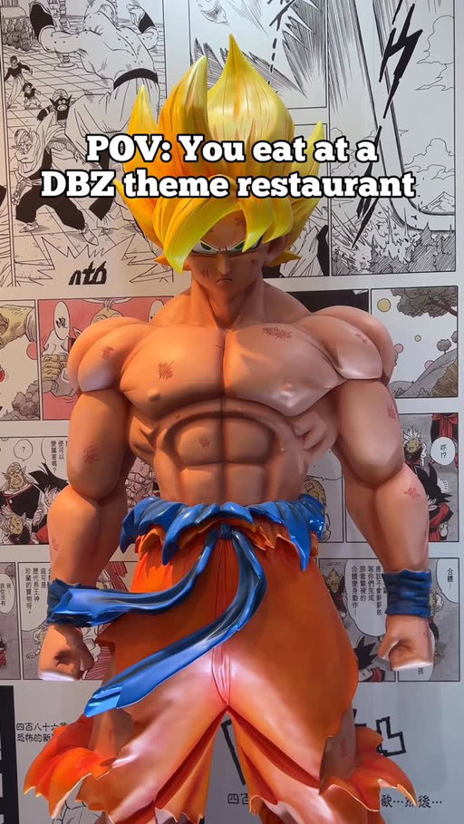 A Dragonball Z themed restaurant needs to be on every block of NYC 🐉