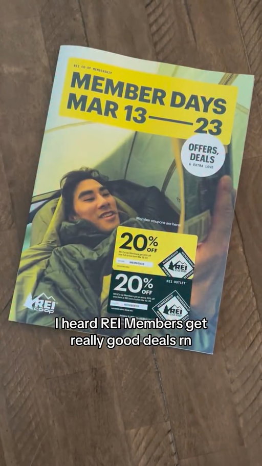 It’s the moment we’ve been training (circling catalogues) for! 11 days of sweet, sweet deals just for Members. Here’s what you can gear up for March 13-23:

⛺ 20% off one full-price item
🥾Up to 40% off just for Members
🛍️20% off one re/supply item in-store
🚲50% off or $50 off bike shop services
✈️ Save $100 on selected @intrepidtravel , REI Exclusive & REI Recommended trips

Swing by the store or shop online (link in bio!).