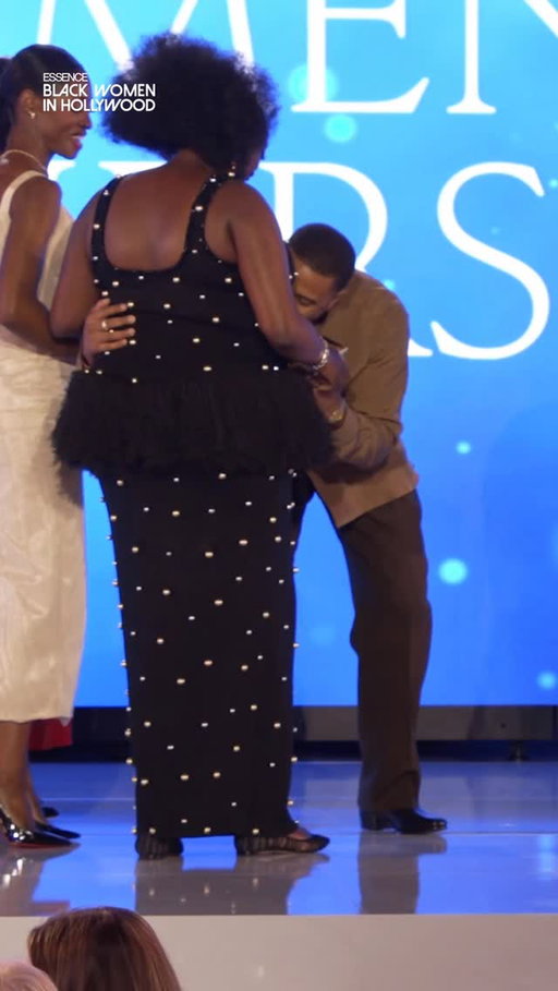 A kiss of good luck! 

Excuse us while we’re in our feels over this moment between Oscar nominees Michael B Jordan and Wunmi Mosaku. 

Be sure to tune in to watch The Women of Sinners and many other moments from ESSENCE Black Women In Hollywood on Saturday, March 14th, on YouTube. #ESSENCEBWIH