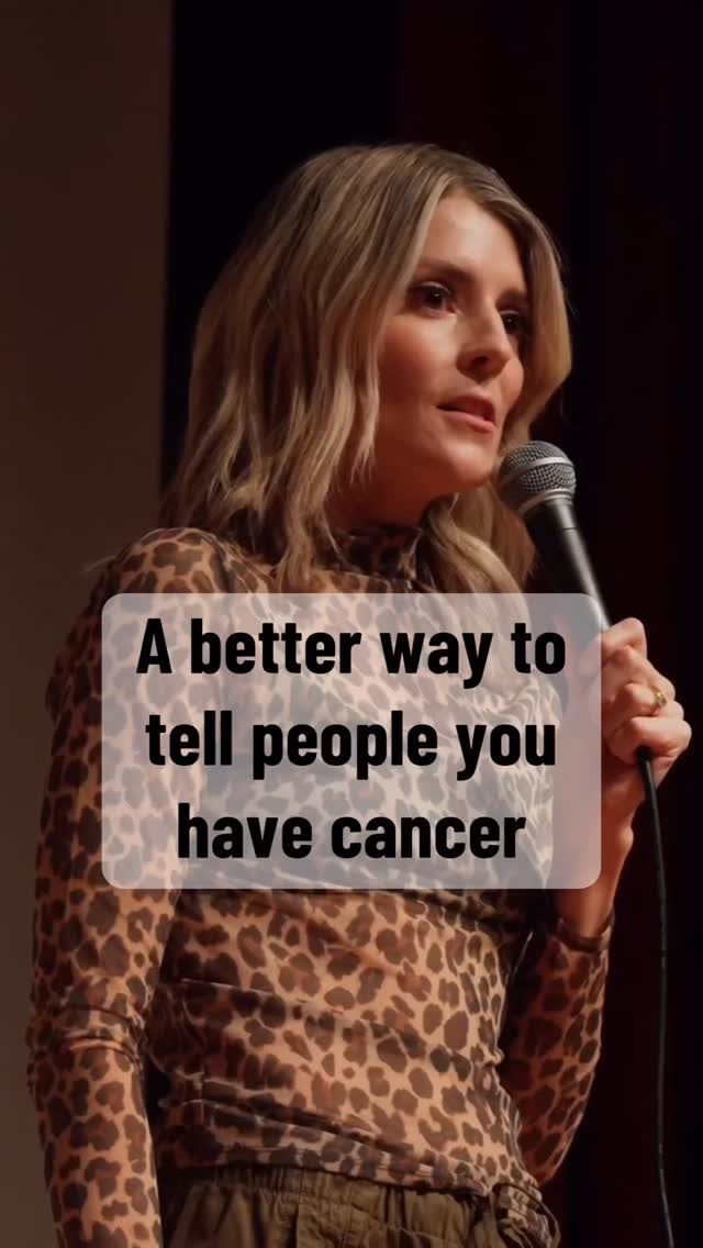 Normalize cancer reveals. Come hear me yell for an hour:
Milwaukee 4.24
Denver 4.25
Los Angeles 5.4
San Diego 5.8

Link in the bio for tickets 🙃