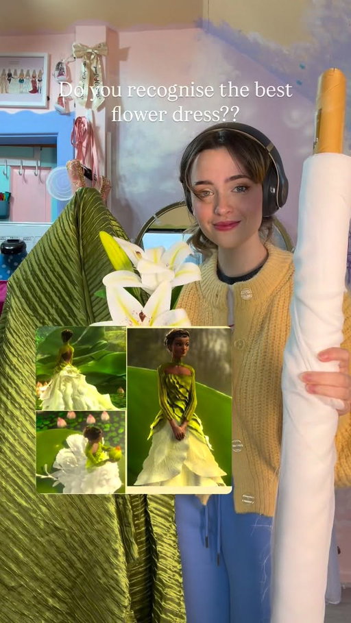 Hi so this dress is my favourite flower dress I have ever seen and I am so excited to finally make her!! 🥹💚🌸 

Anyone recognise the film??

#sewing #diy #flowerdress #costume #fashion