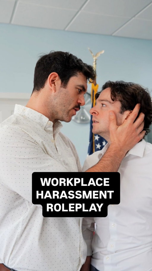 Now you know when to kiss a co-worker #entrylevel #workplace #training #comedy #skit