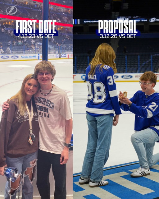 Pro tip: have your first date at a Bolts game 🥹