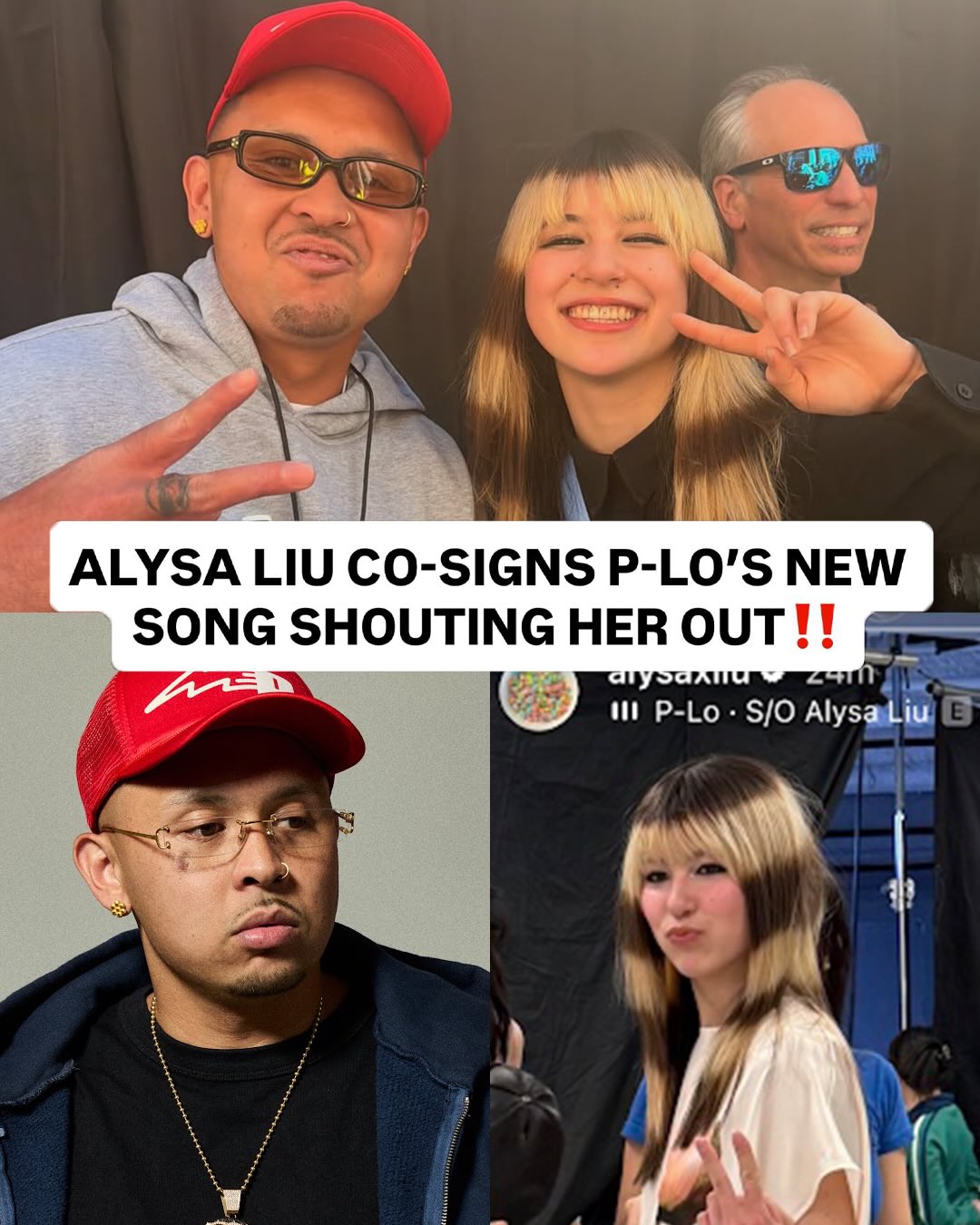 Olympic gold medalist #AlysaLiu returned to her hometown of Oakland, CA after the Winter Olympics and celebrated by playing #PLo’s new song “S/O Alysa Liu” ‼️ 🥇

Y’all feeling P-Lo’s new anthem for Alysa Liu⁉️