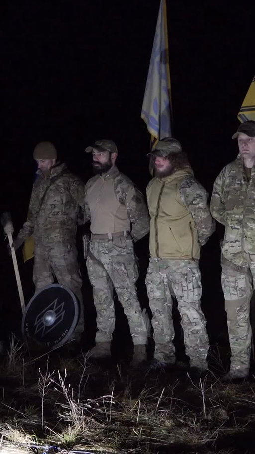 On the winter solstice, in the freezing fog of Eastern Ukraine, Azov’s International Battalion gathered by a black river — shields bearing the names of seven fallen soldiers laid on the ground, names facing up.
For men who carry loss every day, the Mysteriya is the one moment set aside to truly reckon with it.​​​​​​​​​​​​​​​​

Story supported by @qilotactical 

Link in the bio for the full story.