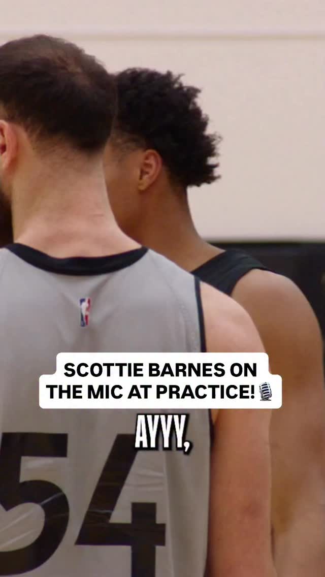 @ya.boy.scottie was ready for action during practice! 🙌 Watch the @raptors take on the Suns tonight at 7:30pm/et on NBA League Pass 🍿