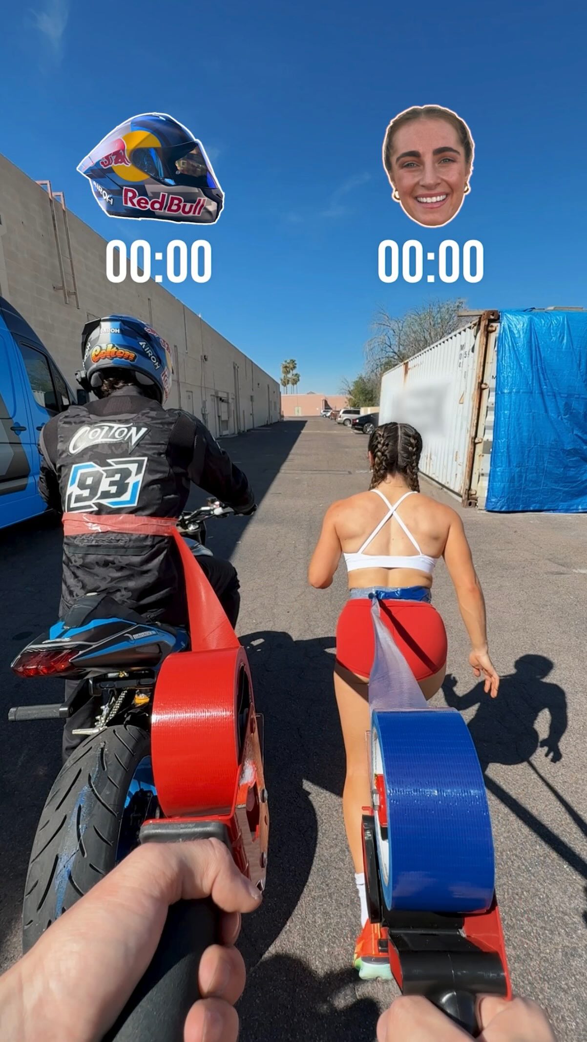 felt like important research 🤔 @demibagby 🤝 @aaroncolton 

Phoenix, we’re in your city — conducting more tomorrow at Red Bull Showrun Phoenix.

3/14, 1pm MST we’re bringing the F1 car straight into downtown. Donuts, burnouts and more with @fordracing 🔥

All the deets in bio 🔗