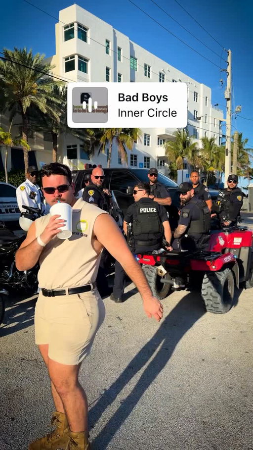 This will never not work for getting an awesome photo btw… #headturner #springbreak #fortlauderdale #police #cops