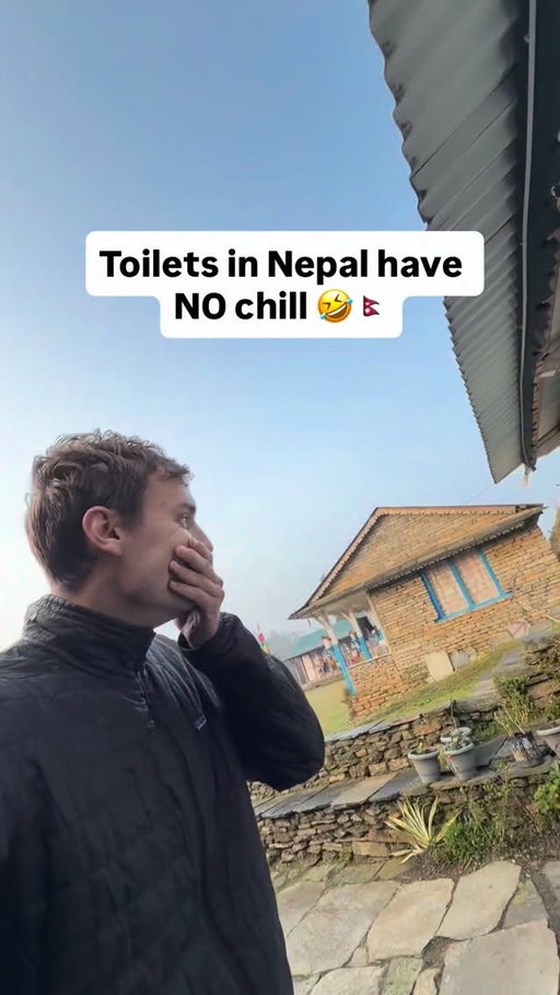 Shoutout to the funny guy designing these toilets 🇳🇵#nepal #travel #prank