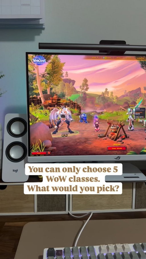 What are your top five classes in WoW? 🤔 Can you tell I like range classes? I was tossing up between putting priest or monk as my last choice but monk is the only melee class I play and I use to main one back in the day. I need to level one up again 😆

I’m currently maining a frost mage in WoW midnight and I’m loving it. It’s always been my favourite. 

What are you currently maining?

Also is anyone interested in seeing more WoW content from me? I’m trying to find some fun ways to make content again so would be interested in what you would like to see ☺️

@warcraft #wow #wowmidnight #worldofwarcraft #pcgamer #gamingsetup