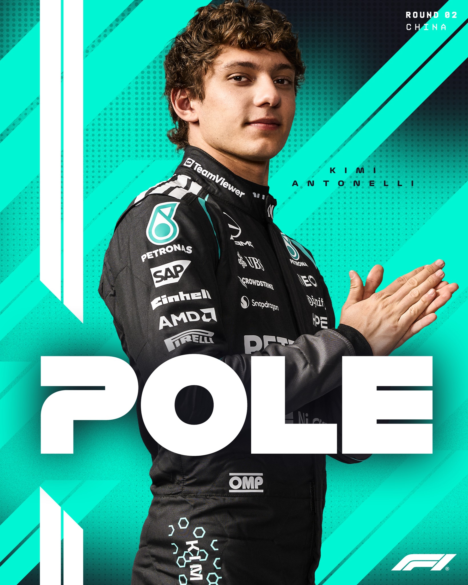 KIMI ANTONELLI IS THE YOUNGEST-EVER POLESITTER IN F1 HISTORY! 

He takes top spot for Sunday's Grand Prix!

#F1 #Formula1 #ChineseGP