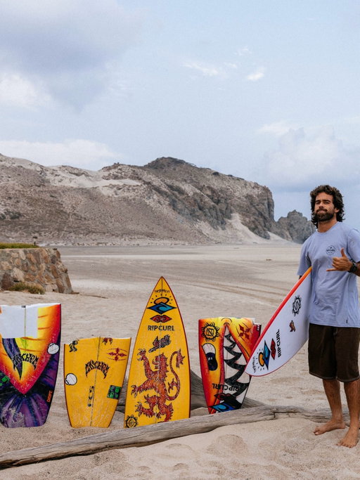 @cocom4debarrelkilla hunting for perfection on #TheSearch. 
⁠
Wearing the latest Mirage Boardshorts.