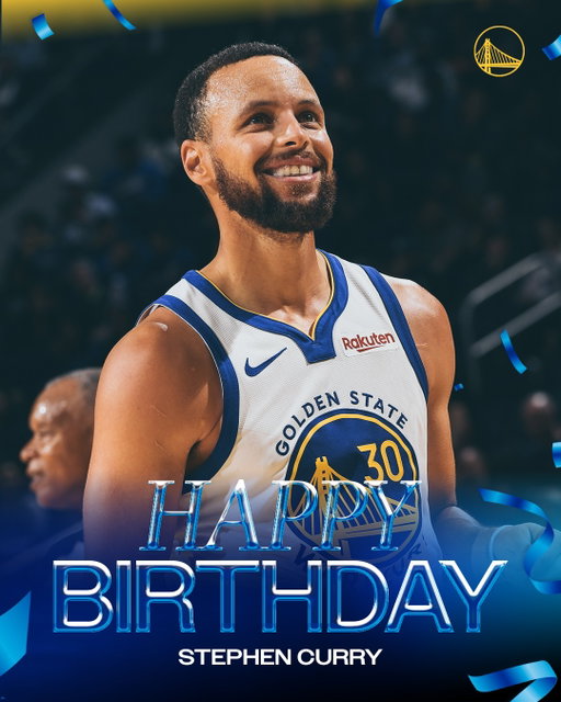 HAPPY BIRTHDAY @stephencurry30 🎉
