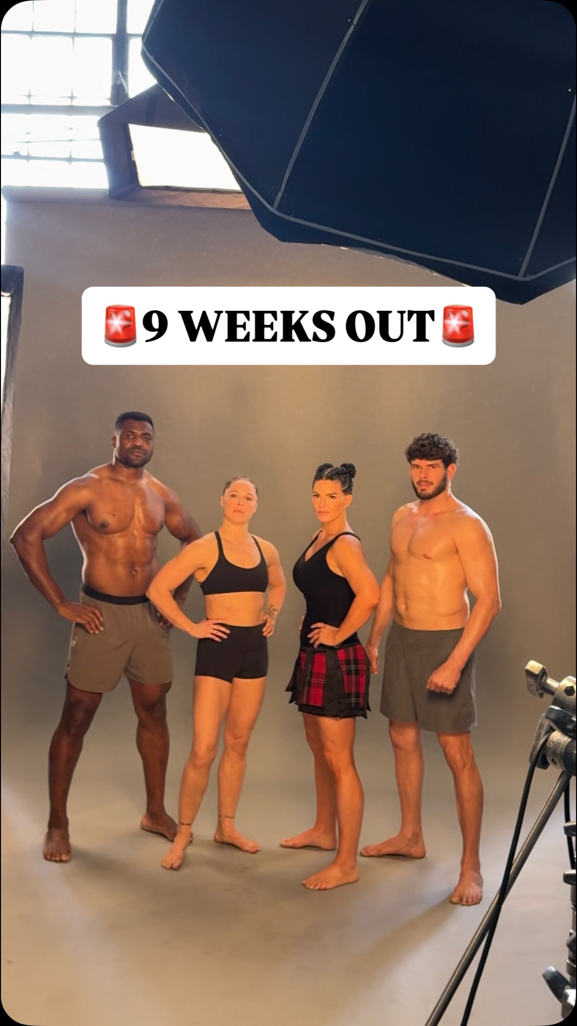 🚨9 WEEKS🚨

We are officially 9 weeks out from MVP’s Rousey vs Carano & Ngannou vs. Lins…LIVE ON NETFLIX⚔️

Drop you fight predictions below😳⬇️

Buy your tickets NOW | Link in Bio🎟️

——— 
Saturday, May 16th
LIVE only on Netflix
Intuit Dome - Los Angeles, CA
#RouseyCarano #NgannouLins