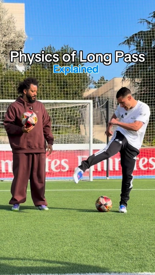 Breaking down one of the best passes in history with @marcelotwelve 🇧🇷 Training at Ciudad @realmadrid with the @abbottglobal team. 

Legends Tips: 

- Hit the ball with slight backspin so it carries but still drops.

- Open your hips early so the pass starts on the right line.

- Strike through the middle of the ball so the flight stays clean.

- Lead the runner into space, not to their feet.

Join the Abbott Dream Team to meet the legend Marcelo and train at Ciudad Real Madrid like me!

#SponsoredByAbbott #AbbottDreamTeam #soccer #football